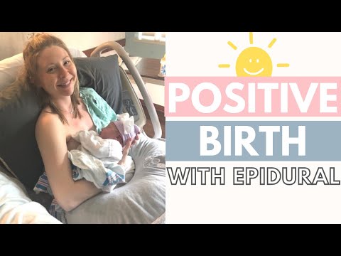 14.5 Hour Labor + Delivery with Epidural | First Time Mom Birth Story || Positive Birth Mindset🤍