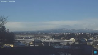 【ライブカメラ】岩手県奥州市江刺田原より　水沢の夜景•国見平スキー場や須川岳（栗駒山）：お天気カメラ（Docomo Home 5G　回線にて配信中）