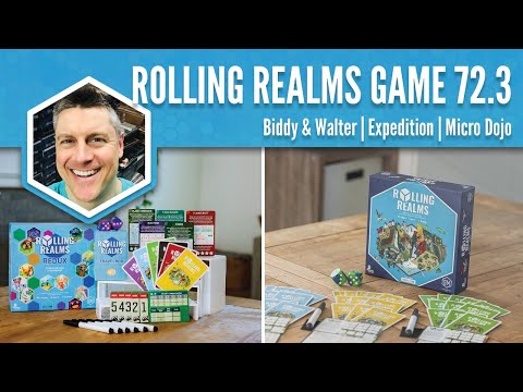 Biddy & Walter, Expedition, Micro Dojo (Rolling Realms Game 72 Round 3)