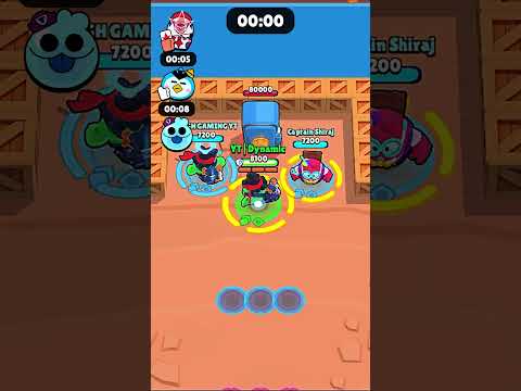 3 same Brawlers VS Heist Safe #brawlstars  #shorts