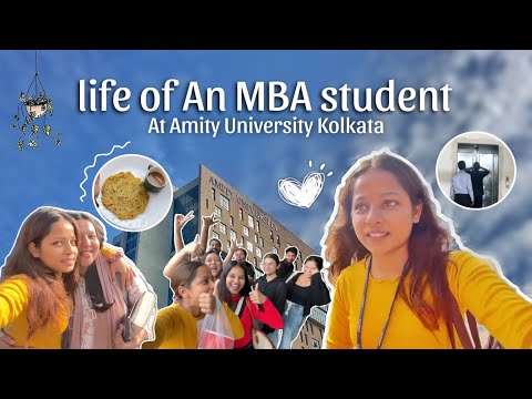 Life Of An MBA student at Amity University Kolkata | Mansi Gupta | #vlog #mba | MB419