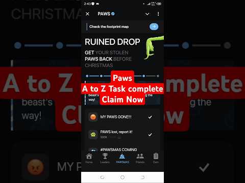 Paws Urgent Update | Paws Airdrop | Paws Coin | Paws Listing | Airdrop Update | News |