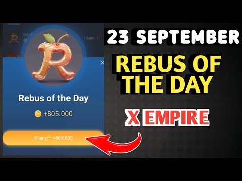 REBUS OF THE DAY X EMPIRE TODAY 23 SEPTEMBER 2024