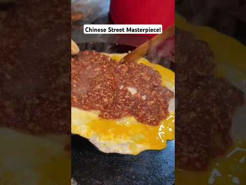 Street Chef Creates Egg Masterpiece! #streetfoodlover