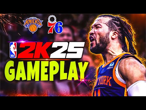 NBA 2K25 PS5 Gameplay - Power Of Friendship Knicks vs. New Look Sixers (First Half)