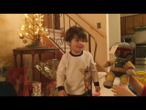 Danjer Gets a Boba Fett Build-A-Bear for Christmas!