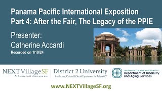 Panama Pacific International ExpositionPart 4: After the Fair, The Legacy of the PPIE