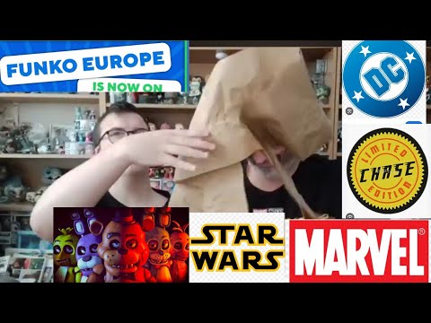 funko europe unboxing did I get lucky with the chase ? #funkoeurope #chase #fnaf #marvel #starwars