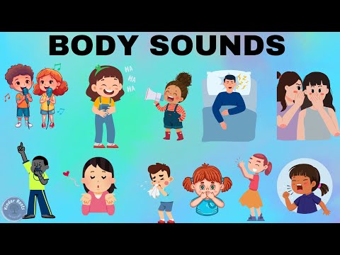 Learn Body Sounds Vocabulary | English Vocabulary With Pictures | Kinder Roots