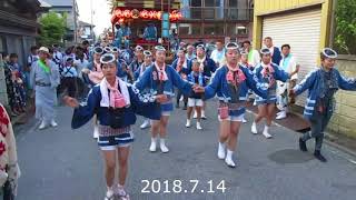 佐原の大祭夏祭り　2018中日　総踊り