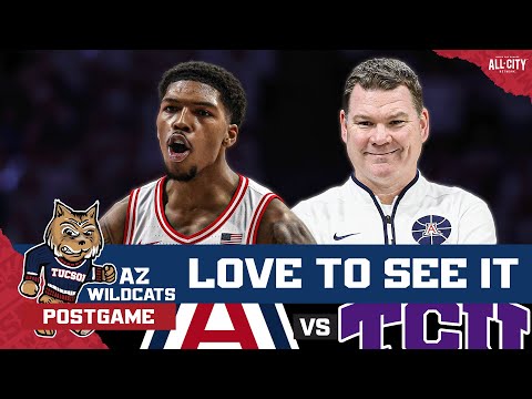 POSTGAME: Caleb Love DOMINATES As Arizona Wildcats Get FIRST Big 12 Win