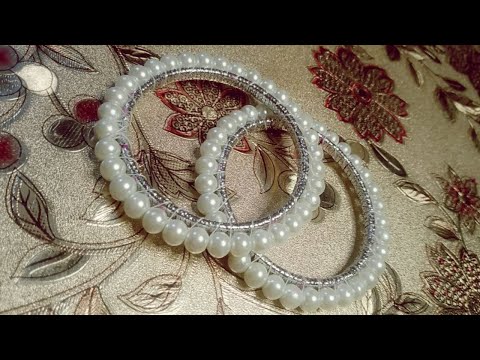 #Pearl Bangles/#How to make pearl bangles/#DIY Pearl Bangles/#How To Make Designer Pearl Bangles