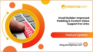 Email Builder - Improved Padding Custom Value Support For Links