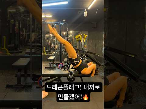 목표가 생김🔥 #폴타혼타스 #드래곤플래그 #운동하는여자