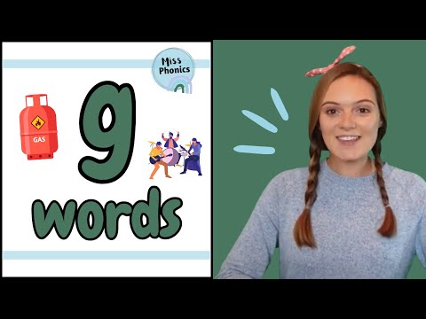 Learn to Blend 'g' Words with Miss Phonics | Phonics Blending Practice for Kids | British Teacher