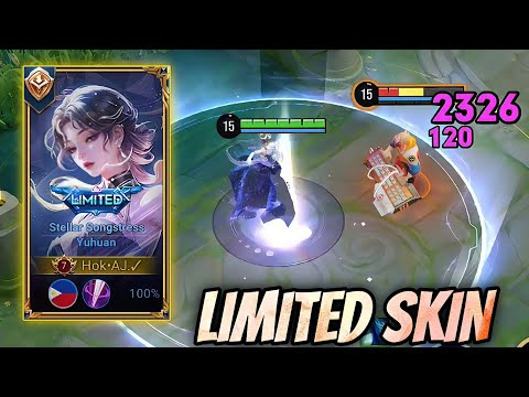 YUHUAN LIMITED SKIN "STELLAR SONGSTRESS" - YUHUAN'S BEST SKIN SO FAR 🥰 - HONOR OF KINGS