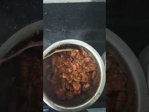 Sunday special lunch #shortvideo #short #chicken fry#sambar