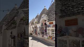 Stunning architecture of Trulli in Alberobello, Puglia 🇮🇹 #shorts #puglia #alberobello