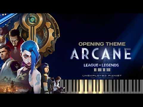 Enemy - Imagine Dragons & JID from Arcane Opening (Piano tutorial and Karaoke)