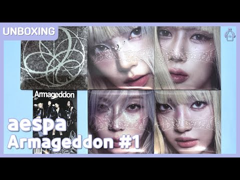 aespa 'Armageddon' Zine & My Power Versions + Pop-up Lucky Draw #Unboxing (28/05/2024)