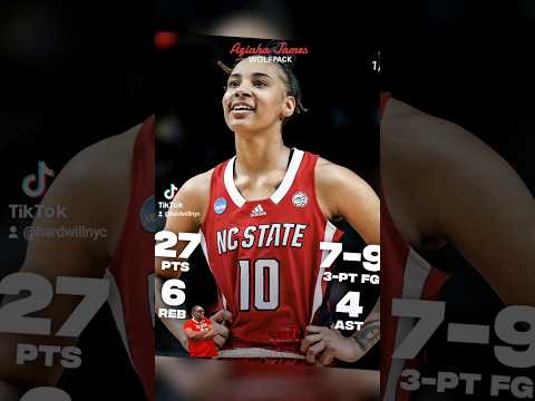 My Niece Aziaha James  was cooking last season check her out... #ncstatebasketball #ncaa