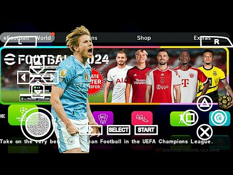 eFootball PES 2024 PPSSPP Android Update Winter Lastest Transfer New Tim Eropa & Liga Arab Saudi