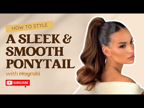 HOW TO MAKE SLEEK AND SMOOTH PONYTAIL WITH MAYRAKI #haircare #hair #hairtreatment #hairoil #shorts