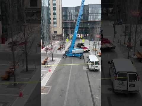 Marriott Sign Ripped Down