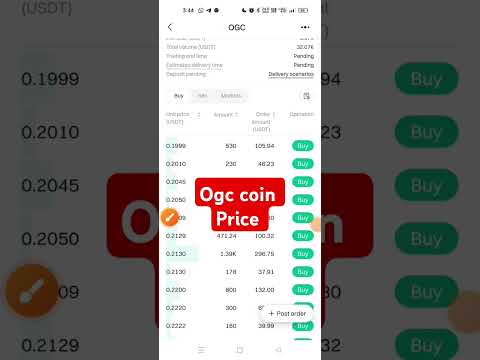 ogc coin price #ogcprice#shortvideos #shorts #viralshort