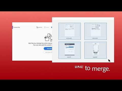 How to combine PDF files into one and merge using Adobe Acrobat