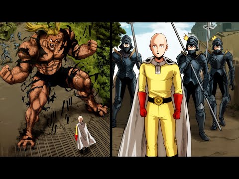 SAITAMA VS CRUEL DRAGON! One Punch Man's New Master?!