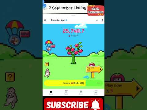 How To Work in Tomarket Airdrop || Free $Tomato Token Distribution in 2 September #tomato #airdrop