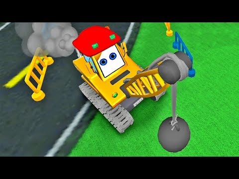 Wrecking Ball Bulldozer for Kids 👷 Mika Boom Spin Game App