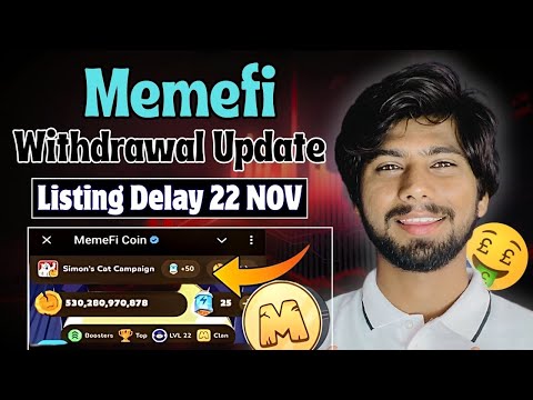 Today MemeFi Latest News | memefi airdrop update Today, Memefi Coin OKX Listing 22 Nov