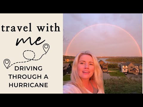 Driving THROUGH a Hurricane to Paradise | Travel With Me