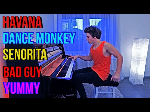 DANCE MONKEY - HAVANA - YUMMY - BAD GUY - SENORITA | Piano Mashup by Peter Buka