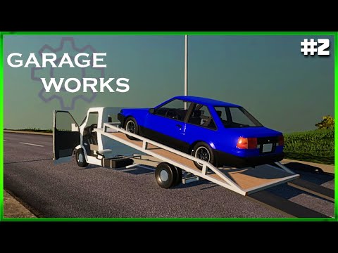 Garage Works - New My Garage Style Game - First Look - Buying Our First Car - Episode #2