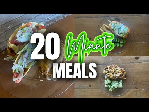 20 Minute Meals Ideas | Quick Dinners for those Busy Nights!| What's for Dinner | MEL COOP