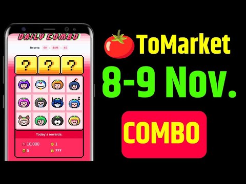 🍅Tomarket Airdrop Combo 8 November | Tomarket Daily Combo Today | Tomarket Secret Combo Today