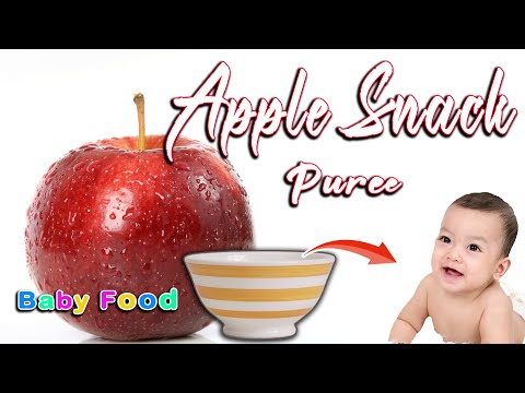 Quick Apple Snack Meal for Babies & Toddlers | For 10M to 2years olds | Apple Yoghurt Puree for baby