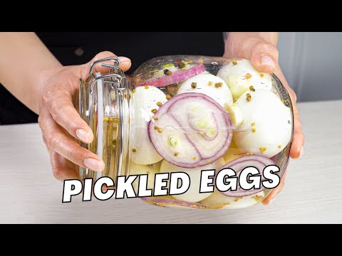 How to make PICKLED EGGS. Easy Homemade PICKLED EGGS Recipe by Always Yummy!