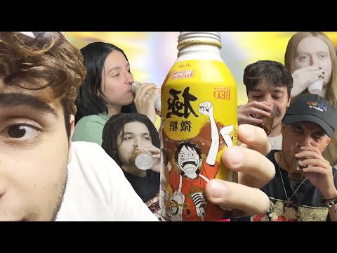 🥤YOUTUBERS PROVANDO BEBIDAS DE ANIME🥤 (ft. muita gente)