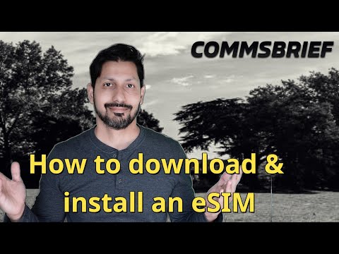 How to download and install an eSIM