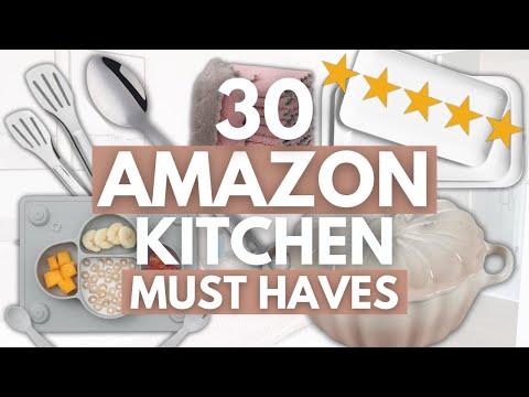 30 MUST HAVE Amazon Kitchen Items | Amazon Items You Didn't Know you NEED! Amazon Must Haves Kitchen