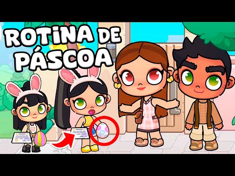 ROTINA DE PÁSCOA EM BUSCA DOS OVOS SECRETOS  | PAZU AVATAR WORLD ROTINAS E HISTÓRIAS