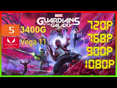 Marvel's Guardians of the Galaxy | Ryzen 5 3400G Vega 11 2x8 (2666MHz) 16GB RAM