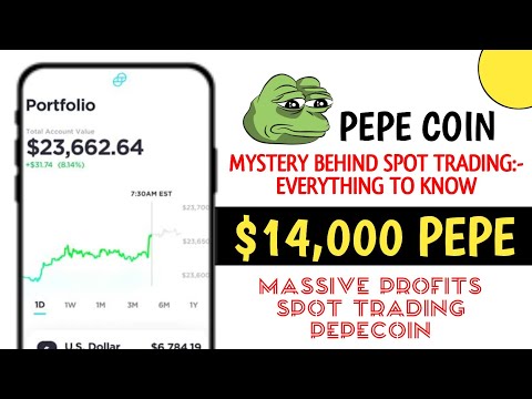 Pepe Coin Made Me $14,000 Profits || Road to Spot Trading On Binance @CryptoDadd