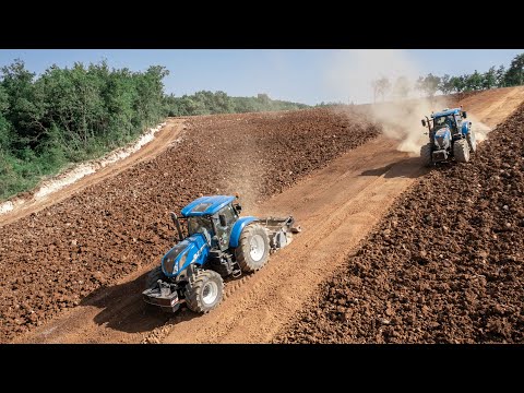 Crushing stones and reclamation for planting a vineyard | GEOSIMAS