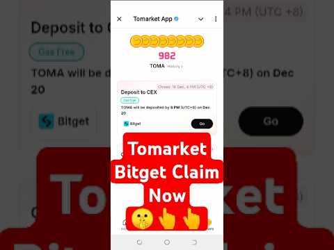 Tomarket Airdrop Claim Now | Tomarket Airdrop Withdraw Now | Tomarket Uid Address And Memo || News