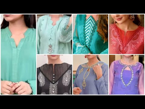 Neck Design With Lace Ideas Girls Shirts